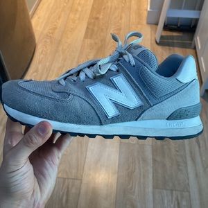 New Balance 574 Grey and White
